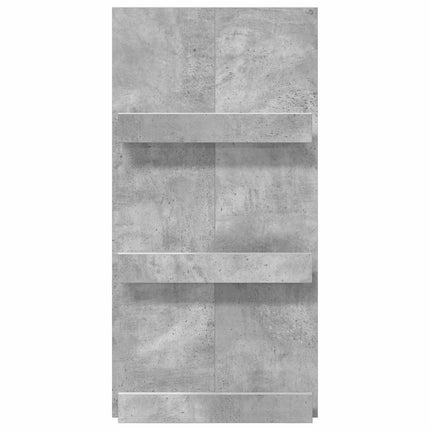 Tidningshylla Betonggrå 51 x 11 x 102 cm Konstruerat trä