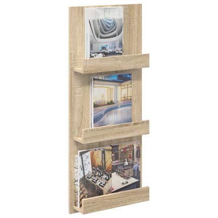 Tidningshylla Sonoma-ek 43 x 11 x 102 cm Konstruerat trä