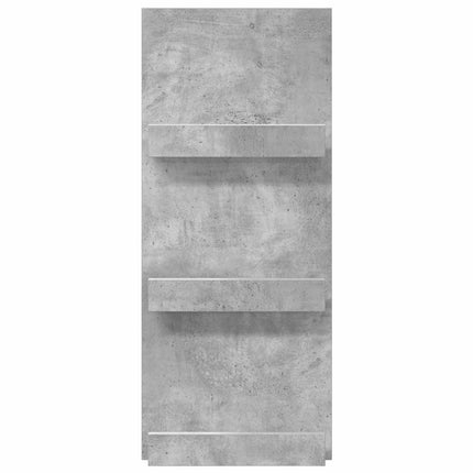 Tidningshylla Betonggrå 43 x 11 x 102 cm Konstruerat trä