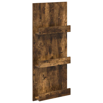 Tidningshylla Rökt ek 43 x 11 x 102 cm Konstruerat trä
