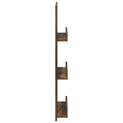 Tidningshylla Rökt ek 43 x 11 x 102 cm Konstruerat trä