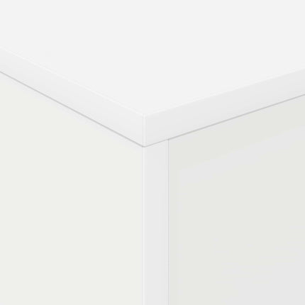 Tidningshylla Vit 70 x 41 x 156 cm Konstruerat trä