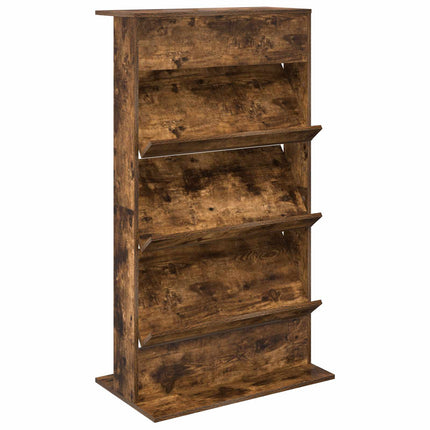 Tidningshylla Rökt ek 70 x 41 x 126 cm Konstruerat trä