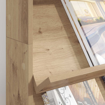 Tidningshylla Artisan Ek 70 x 41 x 126 cm Konstruerat trä