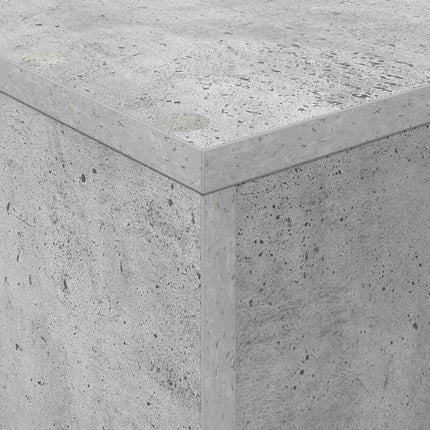 Tidningshylla Betonggrå 70 x 41 x 96 cm Konstruerat trä