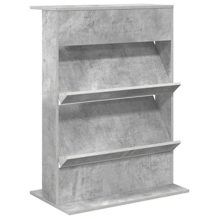 Tidningshylla Betonggrå 70 x 41 x 96 cm Konstruerat trä