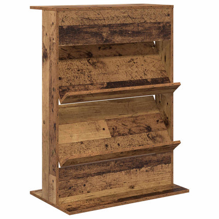Tidningshylla Gammalt trä 70 x 41 x 96 cm Konstruerat trä