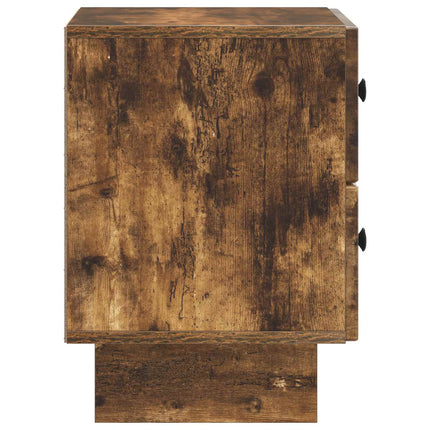 Nattduksbord Rökt ek 43 x 34,5 x 47,5 cm Konstruerat trä