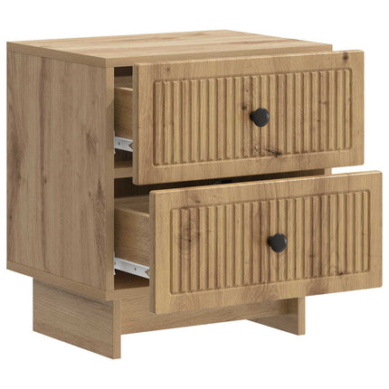 Nattduksbord Artisan-ek 43 x 34,5 x 47,5 cm Konstruerat trä