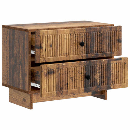 Nattduksbord Gammalt trä 62 x 34,5 x 47,5 cm Konstruerat trä