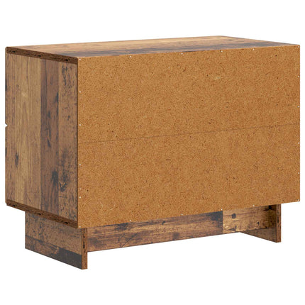 Nattduksbord Gammalt trä 62 x 34,5 x 47,5 cm Konstruerat trä