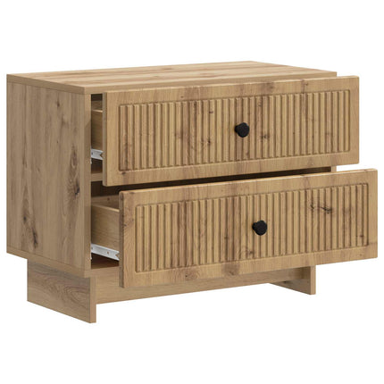 Nattduksbord Artisan-ek 62 x 34,5 x 47,5 cm Konstruerat trä