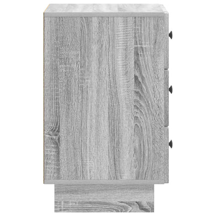 Nattduksbord Grå sonoma-ek 43 x 41 x 66,5 cm Konstruerat trä