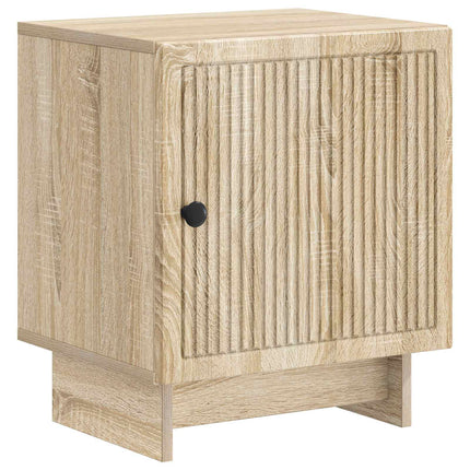 Nattduksbord 2 pcs Sonoma-ek 43 x 34,5 x 50 cm Konstruerat trä