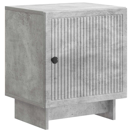 Nattduksbord Betonggrå 43 x 34,5 x 50 cm Konstruerat trä