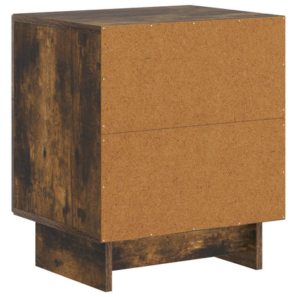 Nattduksbord Rökt ek 43 x 34,5 x 50 cm Konstruerat trä