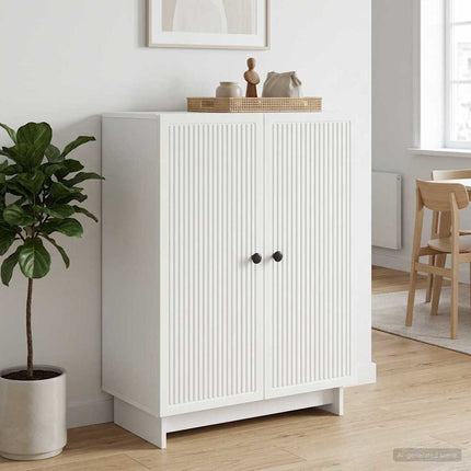 Sideboard Vit 66 x 34,5 x 90 cm Konstruerat trä