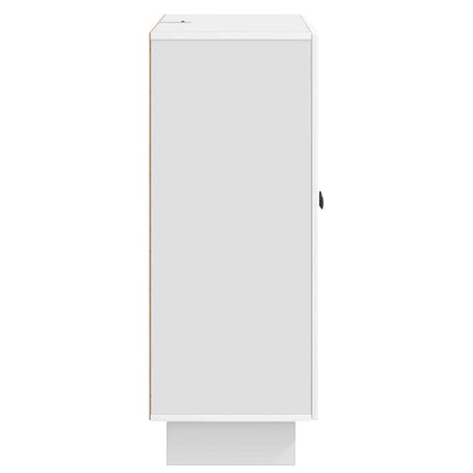 Sideboard Vit högglans 66 x 34,5 x 90 cm Konstruerat trä