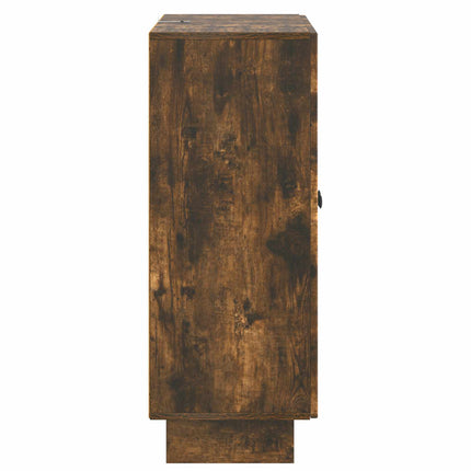 Sideboard Rökt ek 66 x 34,5 x 90 cm Konstruerat trä