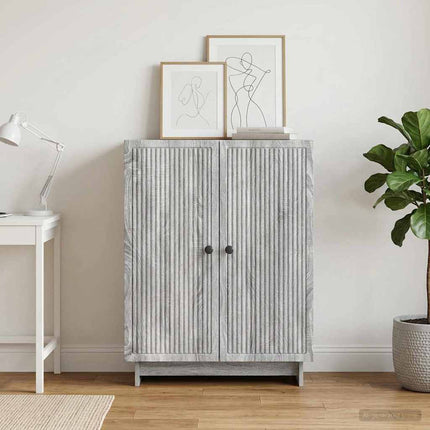 Sideboard Grå sonoma-ek 66 x 34,5 x 90 cm Konstruerat trä