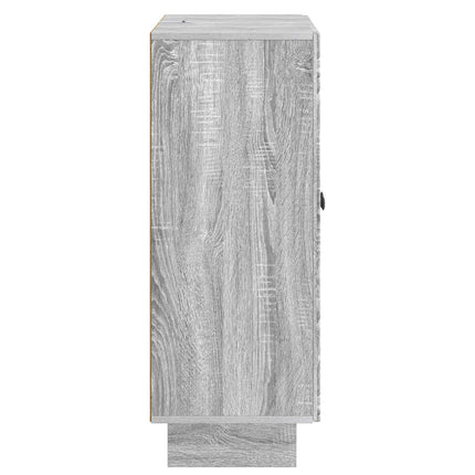 Sideboard Grå sonoma-ek 66 x 34,5 x 90 cm Konstruerat trä