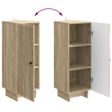 Sideboard Sonoma-ek 33 x 34,5 x 90 cm Konstruerat trä