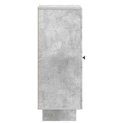 Sideboard Betonggrå 33 x 34,5 x 90 cm Konstruerat trä