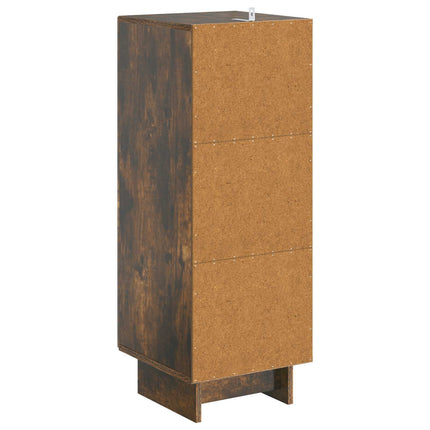 Sideboard Rökt ek 33 x 34,5 x 90 cm Konstruerat trä