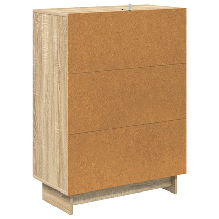 Lådans skåp Sonoma-ek 66 x 34,5 x 90 cm Konstruerat trä
