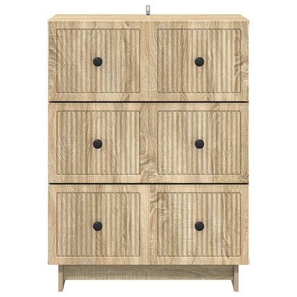 Lådans skåp Sonoma-ek 66 x 34,5 x 90 cm Konstruerat trä