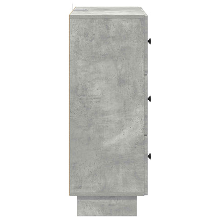 Lådans skåp Betonggrå 66 x 34,5 x 90 cm Konstruerat trä