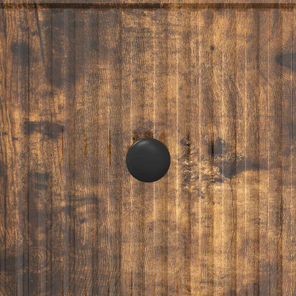 Lådans skåp Rökt ek 66 x 34,5 x 90 cm Konstruerat trä