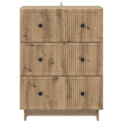 Lådans skåp Artisan-ek 66 x 34,5 x 90 cm Konstruerat trä