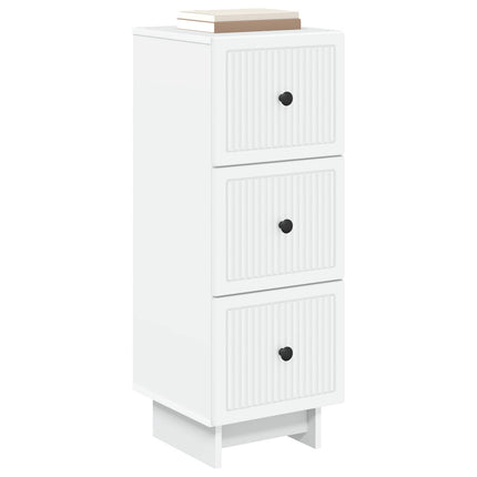 Lådans skåp Vit 33 x 34,5 x 90 cm Konstruerat trä