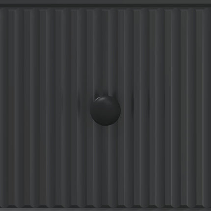 Lådans skåp Svart 33 x 34,5 x 90 cm Konstruerat trä