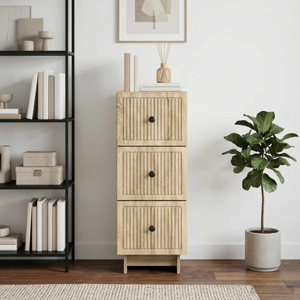 Lådans skåp Sonoma-ek 33 x 34,5 x 90 cm Konstruerat trä