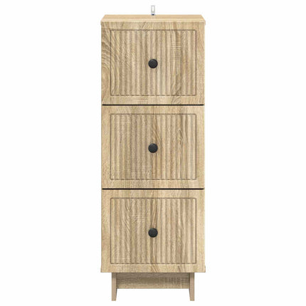 Lådans skåp Sonoma-ek 33 x 34,5 x 90 cm Konstruerat trä