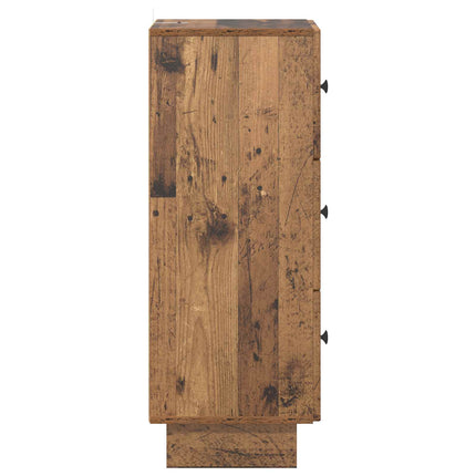 Lådans skåp Gammalt trä 33 x 34,5 x 90 cm Konstruerat trä