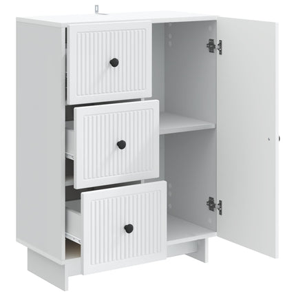 Sideboard Vit 66 x 34,5 x 90 cm Konstruerat trä