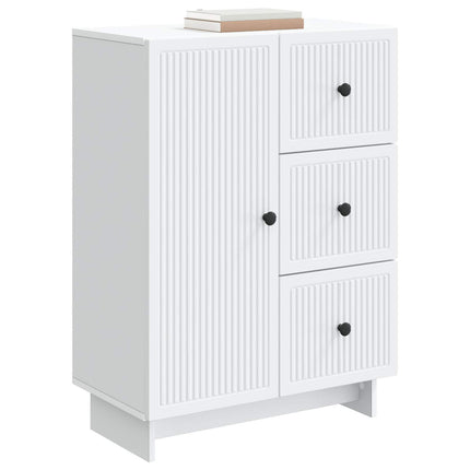 Sideboard Vit 66 x 34,5 x 90 cm Konstruerat trä