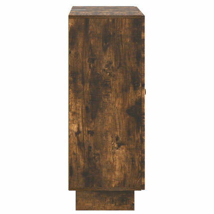 Sideboard med låda Rökt ek 66 x 34,5 x 90 cm Konstruerat trä