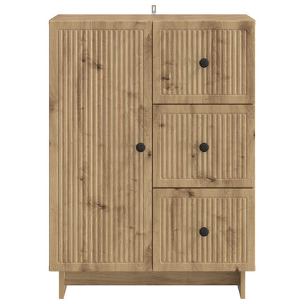 Sideboard med låda Artisan-ek 66 x 34,5 x 90 cm Konstruerat trä