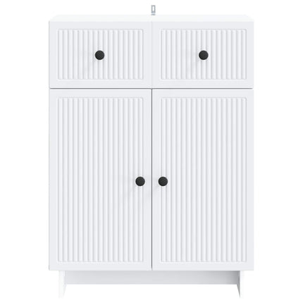Sideboard Vit 66 x 34,5 x 90 cm Konstruerat trä