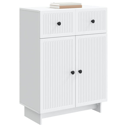 Sideboard Vit 66 x 34,5 x 90 cm Konstruerat trä