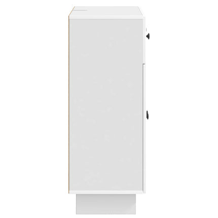 Sideboard Vit högglans 66 x 34,5 x 90 cm Konstruerat trä
