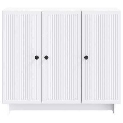 Sideboard Vit 89 x 34,5 x 80 cm Konstruerat trä