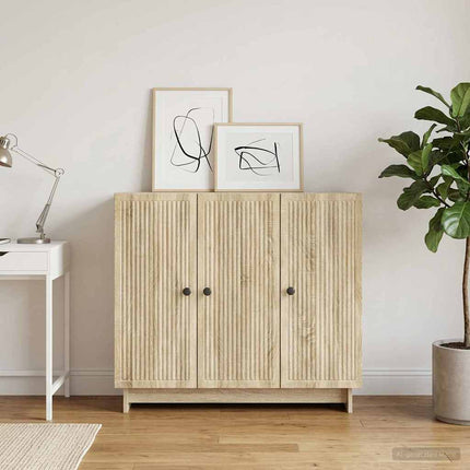 Sideboard Sonoma-ek 89 x 34,5 x 80 cm Konstruerat trä