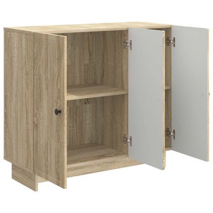Sideboard Sonoma-ek 89 x 34,5 x 80 cm Konstruerat trä