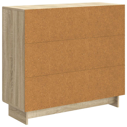Sideboard Sonoma-ek 89 x 34,5 x 80 cm Konstruerat trä