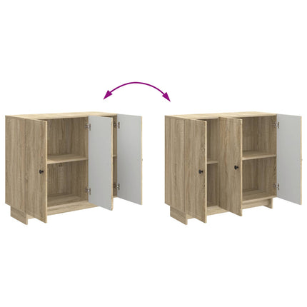 Sideboard Sonoma-ek 89 x 34,5 x 80 cm Konstruerat trä